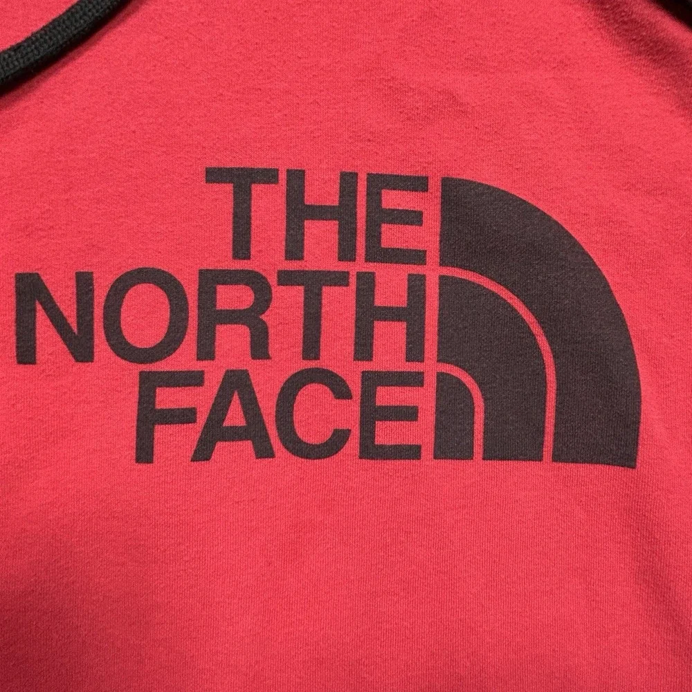The North Face Hoodie Mens S Red Pullover Sweatshirt Half Dome Activewear A3VHC